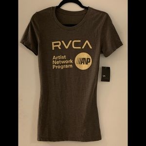 Dark Brown RVCA Tee Shirt